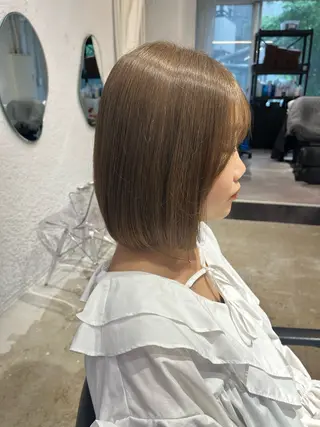 ミディアム baton  hair salon所属・✽透明感ｶﾗｰ ✽ 🍆那須ももこ🍑のヘアスタイル
