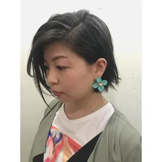 ショート ヘアアレンジ corona hairdesign KAZUE MAEDA所属・マエダ　カズエ🫶 coronahairのヘアスタイル