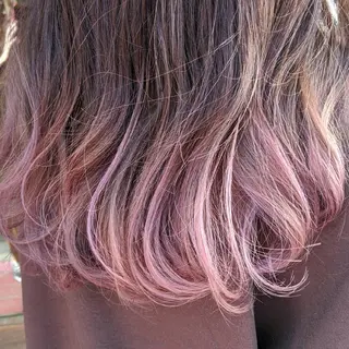 ロング カラー 髪質改善＆白髪ぼかし カラー♡店長みやけ♡のヘアスタイル