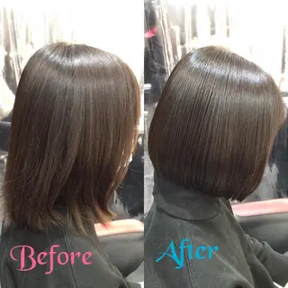 ミディアム カラー Annon プライベートサロンのヘアスタイル