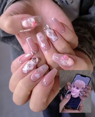 ネイル 3dパーツ/流行り 👧shushu❤️のネイルデザイン