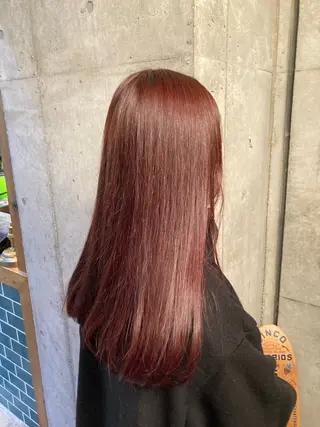 セミロング カラー 横浜美容室／暖色系 michika🌹のヘアスタイル