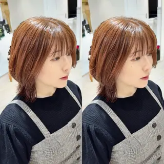 セミロング SEIRA♡レイヤー /ショート得意のヘアスタイル