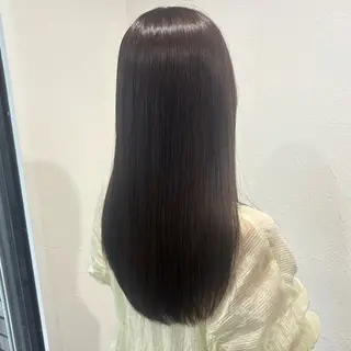 ロング カラー 髪質改善ストレート /暖色カラー🎀🪞のヘアスタイル