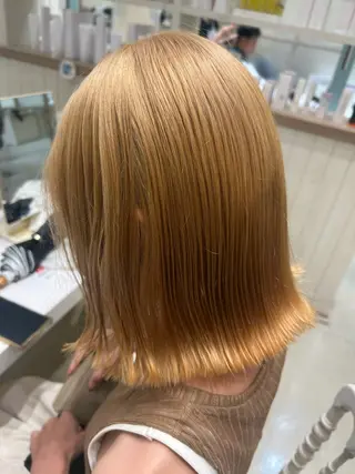 ミディアム カラー 後藤 由希のヘアスタイル