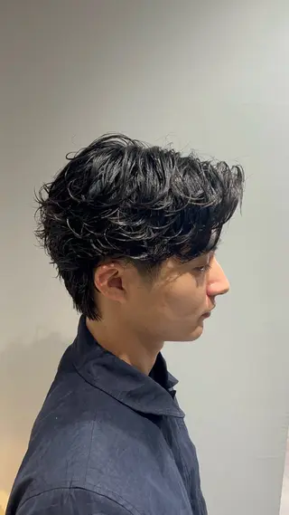 パーマ メンズ メンズパーマ北千住 学生人気No.1登坂のヘアスタイル