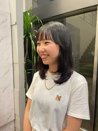 ロング miu /透明感カラーのヘアスタイル