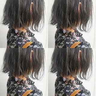 ミディアム パーマ カラー iplus✴ まつげ、眉毛、耳つぼのマツエク・マツパデザイン