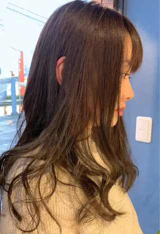 セミロング カラー ✨白髪ぼかし 🍀MINAKO☆のヘアスタイル