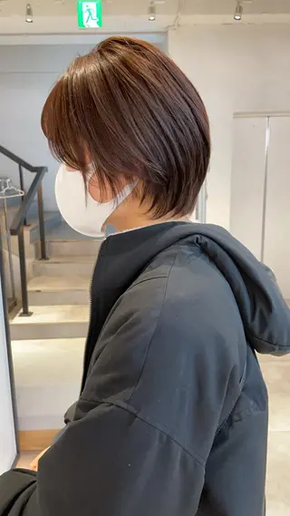 ショート カラー 🇰🇷カルマパーマ kaito🇰🇷のヘアスタイル