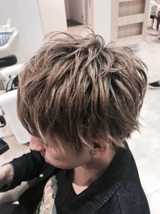 ショート メンズ Ash 中岡ゆうたのヘアスタイル