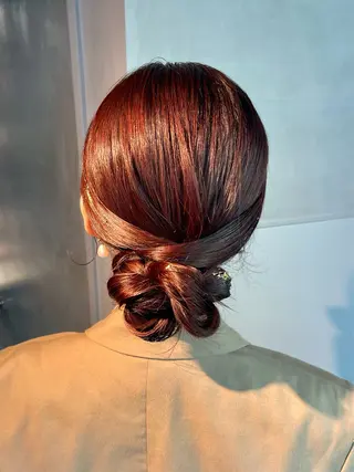 ヘアアレンジ charm《銀座》 ヘアセット/縮毛矯正のヘアスタイル