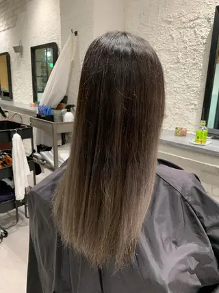 ロング カラー 堀 直人のヘアスタイル