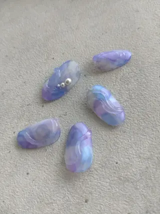 ネイル ⭐︎休業中の練習⭐︎ JNA認定講師髙橋のネイルデザイン