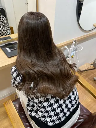 ロング akane/ 縮毛矯正/暖色のヘアスタイル