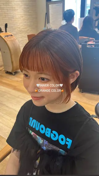ショート カラー KOKORO 中村 朱里のヘアスタイル