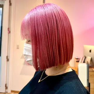 ミディアム SALOWIN心斎橋Suite店所属・洗っても取れない 髪質改善|OJIROのヘアスタイル