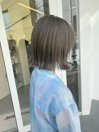 ショート カラー ハイトーン×似合わせ 🌱中川慎之介のヘアスタイル