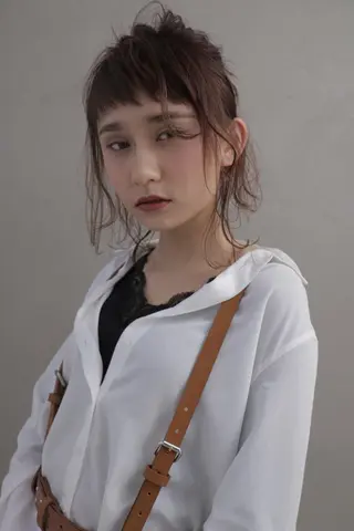 ミディアム カラー 代表　土屋ヒロユキ ショートカットのヘアスタイル