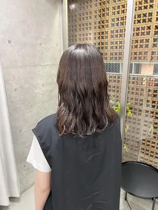 ミディアム パーマ ボブパーマコテ巻き風 パーマNo1深江秀平のヘアスタイル