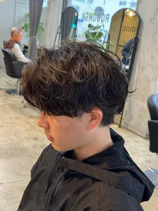 ショート パーマ 🟦ROOM MEN 瀬古　侑輝🟦のヘアスタイル