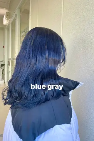 セミロング カラー miko🪽地毛風/ ハイトーン/レイヤーのヘアスタイル