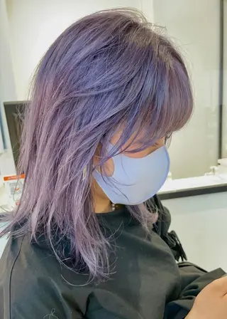 ミディアム カラー 🇰🇷カルマパーマ kaito🇰🇷のヘアスタイル