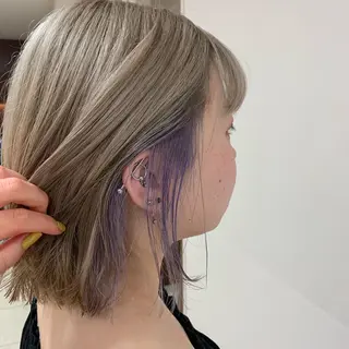 ミディアム カラー ヘアアレンジ 【Sweep】おじま のぞみのヘアスタイル