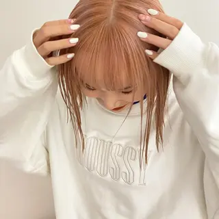 ショート カラー 顔周りカット/透明感 カラー✂️MEIのヘアスタイル