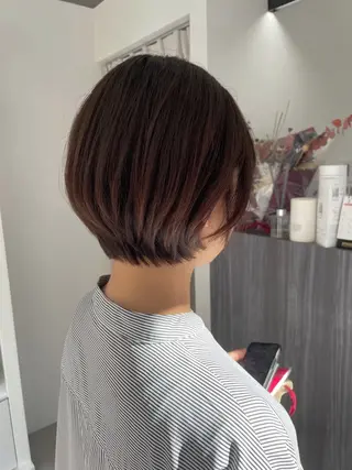 ショート 新村 華奈絵のヘアスタイル