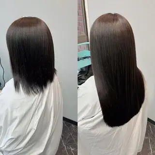 ロング 6Dエクステ/シール エクステ/かんなのヘアスタイル