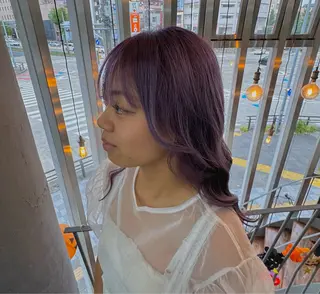 ロング カラー パーマ ヘアアレンジ メンズ キッズ WEST O LAND所属・若尾 貴斗のヘアスタイル