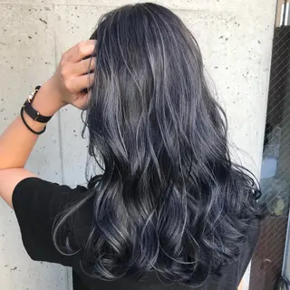 ロング カラー ヘアアレンジ 韓国レイヤー/ミルク ティー🟤高橋　暖のヘアスタイル