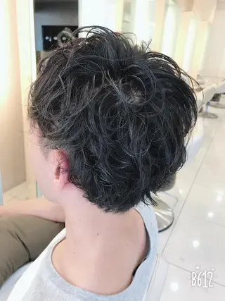 ショート パーマ メンズ トータルビューティー K:R鶴川のヘアスタイル