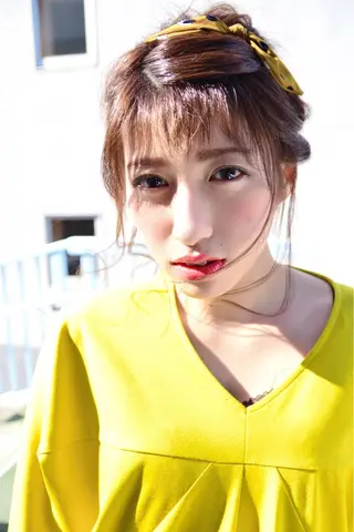 ロング カラー ヘアアレンジ WHOLE所属・花井 啓好のヘアスタイル