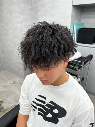 パーマ メンズ 新世代パーマ⚡️ の達人トモ⚡️のヘアスタイル