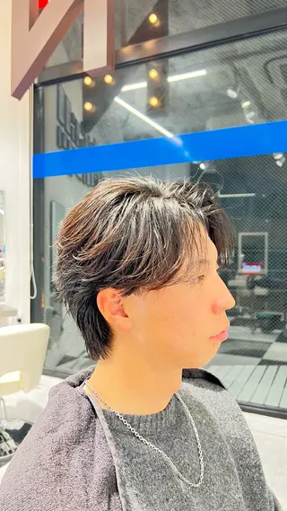 ショート パーマ メンズ Alo所属・💥メンズパーマ /表参道/モント💥のヘアスタイル