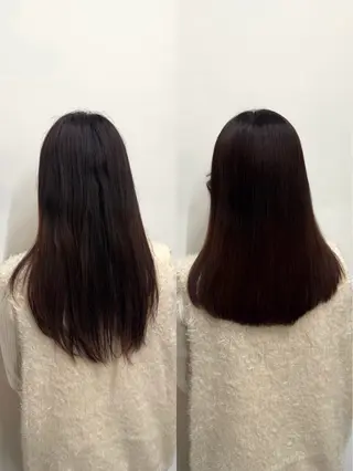 ロング ひろし/髪質改善/ 縮毛矯正/透明感✨のヘアスタイル