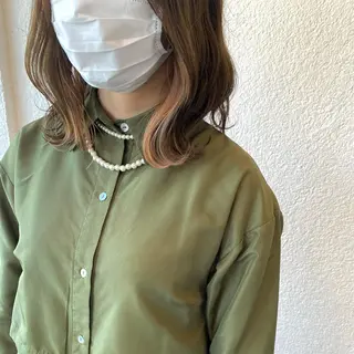 ミディアム 田中 紫苑のヘアスタイル