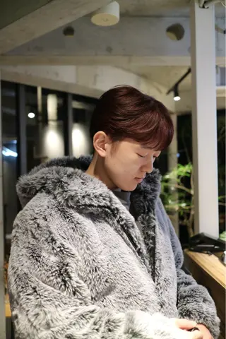 ショート カラー メンズ レイヤー/ボブカット kanohaのヘアスタイル