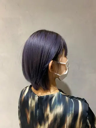カラー ふじ ここなのヘアスタイル