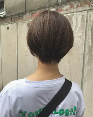 ショート さの あやねのヘアスタイル
