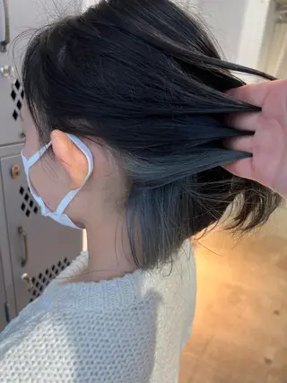 ミディアム カラー オタク美容師💟 チバコナツのヘアスタイル