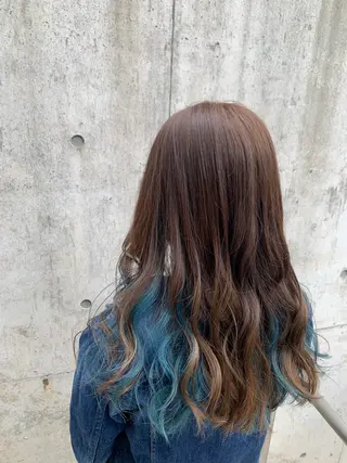 ロング カラー La fith hair bath ラフィスヘアーバース所属・御坂 (ミサカ)のヘアスタイル