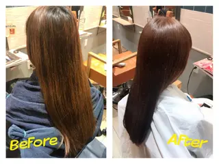 ロング カラー ☻BRAVE柏東口店 わたなべ りこ☻のヘアスタイル