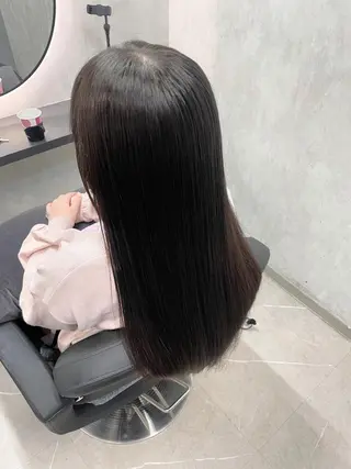 ロング XYZ所属・縮毛矯正/髪質改善 韓国風/MIKIYAのヘアスタイル