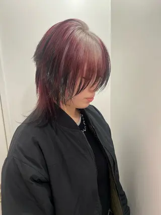 ミディアム 💥ウルフカット デザインあんな💥のヘアスタイル