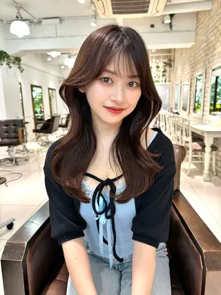 ロング 縮毛矯正⭐️ TAKAHIROのヘアスタイル