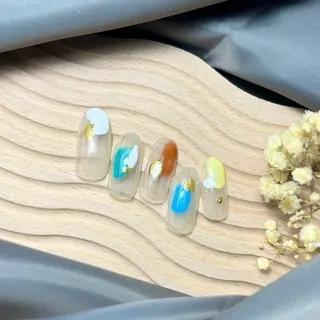 ネイル ⭐︎休業中の練習⭐︎ JNA認定講師髙橋のネイルデザイン