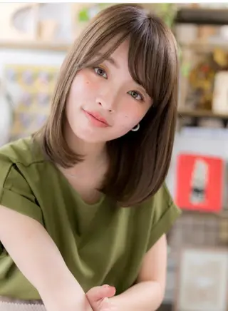 ミディアム カラー パーマ cover hair bliss 川口東口SOGO店所属・後悔はさせません 🔥💪千原一輝のヘアスタイル